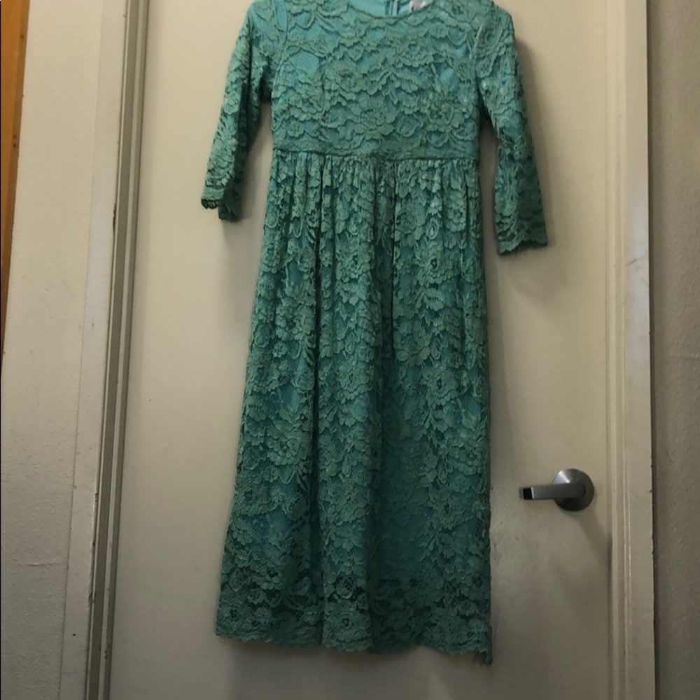 Mint blue dainty Jewels dress